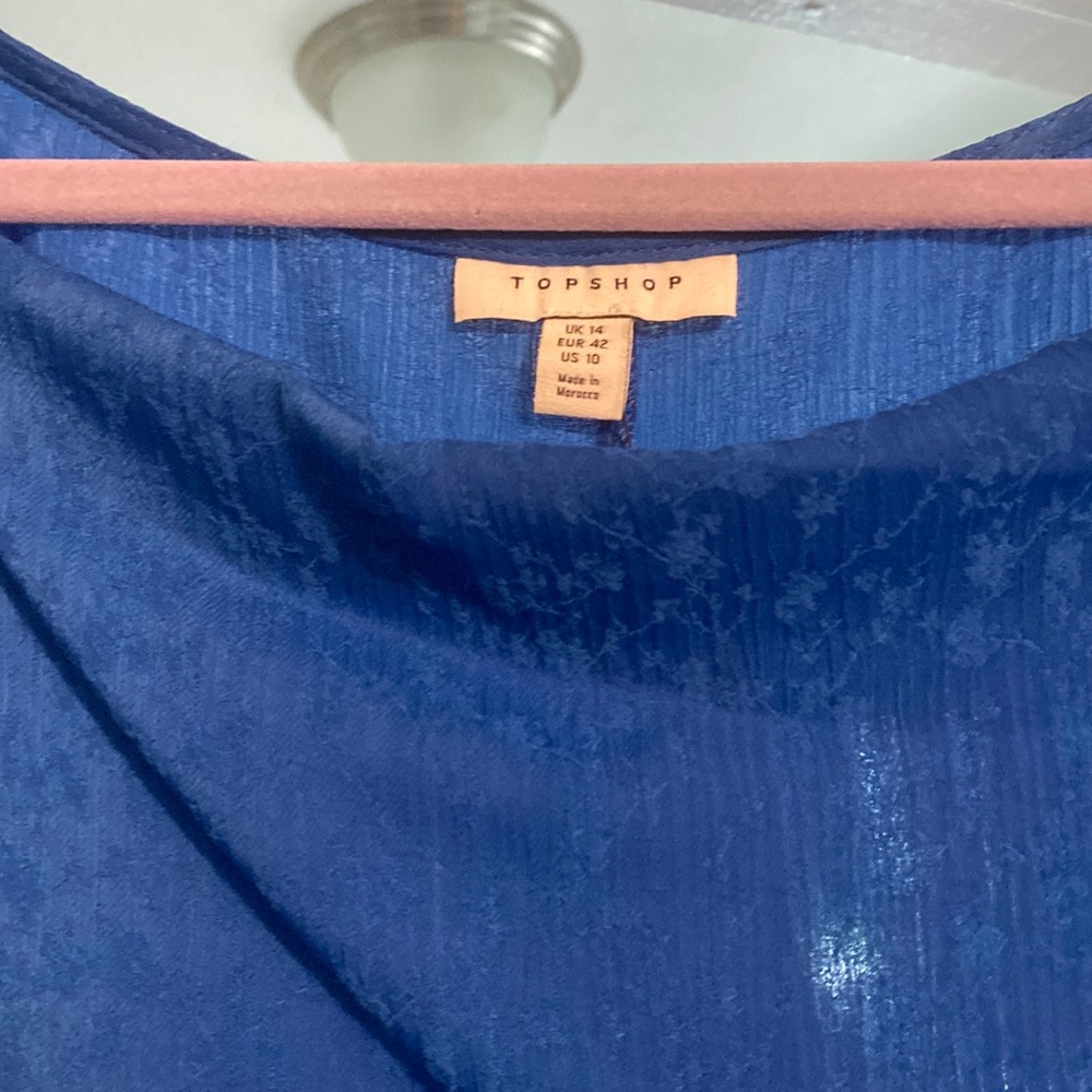 Top shop royal blue dress size 10